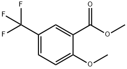 Methyl2-methoxy-5-(trifluoromethyl)benzoate Struktur