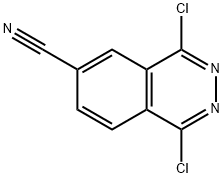 1,4-dichlorophthalazine-6-carbonitrile Struktur