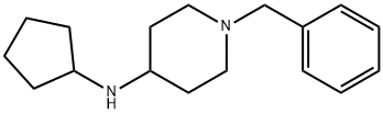 1-benzyl-N-cyclopentylpiperidin-4-amine Struktur