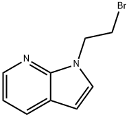 1-(2-Bromoethyl)-1H-pyrrolo[2,3-b]pyridine Struktur