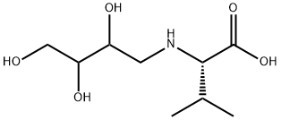 N-(2,3,4-Trihydroxybutyl)-L-valine Struktur