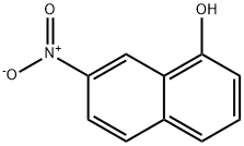 1-Hydroxy-7-nitronaphthalene Struktur