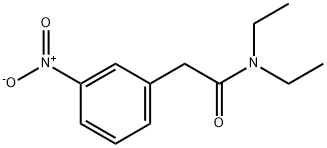 N,N-Diethyl-3-nitrobenzeneacetamide Struktur