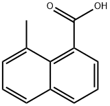 8-Methylnaphthalene-1-carboxylic acid Struktur