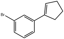 1-Bromo-3-cyclopentenylbenzene Struktur