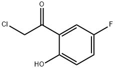 2-Chloro-5'-fluoro-2'-hydroxy-acetophenone Struktur