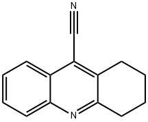 9-Acridinecarbonitrile, 1,2,3,4-tetrahydro- Struktur