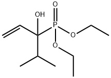 (1-Hydroxy-1-isopropylallyl)phosphonic acid diethyl ester Struktur