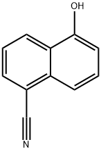 1-Cyano-5-hydroxynaphthalene Struktur