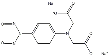 N,N-Dinitroso-p-phenylenediamine-N,N-diacetic Acid, Disodium Salt Struktur