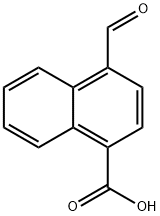 4-Formylnaphthalene-1-carboxylic acid Struktur