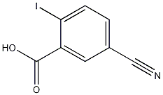 5-CYANO-2-IODOBENZOIC ACID Struktur