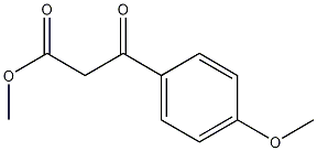 Methyl 4-methoxybenzoylacetate Struktur