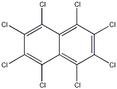 Perchloronaphthalene Struktur