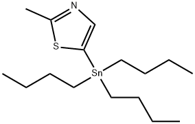 2-Methyl-5-(tributylstannyl)thiazole Struktur