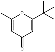 2-Tert-butyl-6-methyl-4H-pyran-4-one Struktur