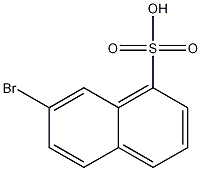 7-Bromonaphthalene-1-sulfonic acid Struktur