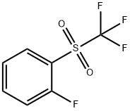 1-FLUORO-2-[(TRIFLUOROMETHYL)SULFONYL]BENZENE Struktur