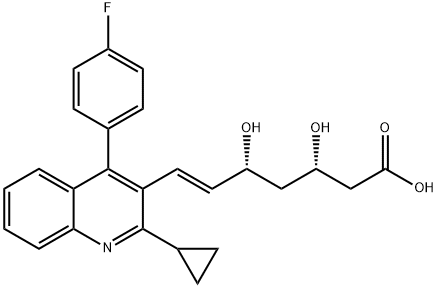 (3S,5R,6E)-7-[2-Cyclopropyl-4-(4-fluorophenyl)-3-quinolinyl]-3,5-dihydroxy-6-heptenoic acid