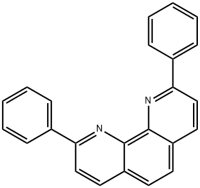 2,9-Diphenyl-1,10-phenanthroline Struktur