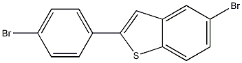 5-bromo-2-(4-bromophenyl)benzo[b]thiophene Struktur