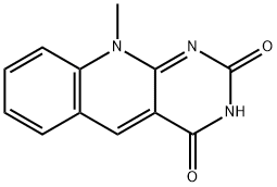 10-methylpyrimido[4,5-b]quinoline-2,4(3H,10H)-dione Struktur