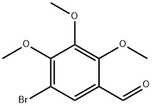 5-Bromo-2,3,4-trimethoxy-benzaldehyde Struktur