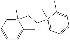 Benzene, 1,1'-(1,2-ethanediyl)bis(dimethyl- Struktur