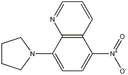 5-Nitro-8-(pyrrolidin-1-yl)quinoline Struktur