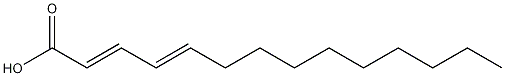 tetradecadienoic acid Struktur