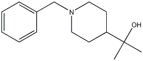 alpha,alpha-Dimethyl-1-(phenylmethyl)-4-piperidinemethanol Struktur