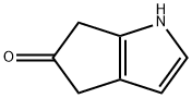 4,6-dihydro-Cyclopenta[b]pyrrol-5(1H)-one Struktur