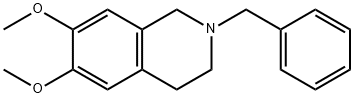 1,2,3,4-Tetrahydro-6,7-dimethoxy-2-(phenylmethyl)isoquinoline Struktur