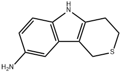 1,3,4,5-tetrahydrothiopyrano[4,3-b]indol-8-amine Struktur