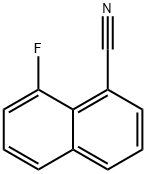 1-Cyano-8-fluoronaphthalene Struktur