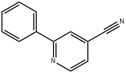 4-Cyano-2-phenylpyridine Struktur