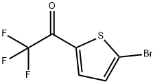 1-(5-bromothiophen-2-yl)-2,2,2-trifluoroethanone Struktur