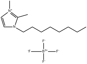 1,2-Dimethyl-3-octyl-1H-imidazolium tetrafluoroborate Struktur