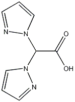 bis(pyrazol-1-yl)acetic acid Struktur