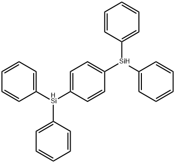 1,4-Bis(diphenylhydrosilyl)benzene Struktur