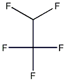 Pentafluoroethane Struktur