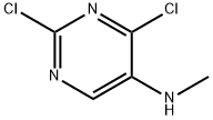 Pyrimidine, 2,4-dichloro-5-(methylamino)- Struktur