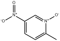 2-Methyl-5-nitropyridine N-oxide Struktur