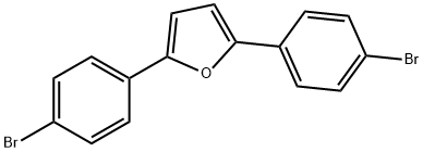 2,5-bis(4-bromophenyl)furan Struktur