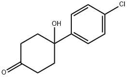 4-(4-Chlorophenyl)-4-hydroxycyclohexanone Struktur