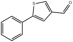 5-Phenyl-3-thiophenecarboxaldehyde Struktur