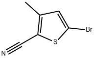 5-bromo-3-methylthiophene-2-carbonitrile Struktur