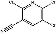 2,5,6-Trichloro-3-pyridinecarbonitrile Struktur