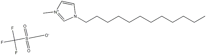 1-DODECYL-3-METHYLIMIDAZOLIUM TRIFLATE Struktur