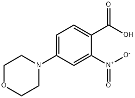 4-Morpholin-4-yl-2-nitrobenzoic acid Struktur